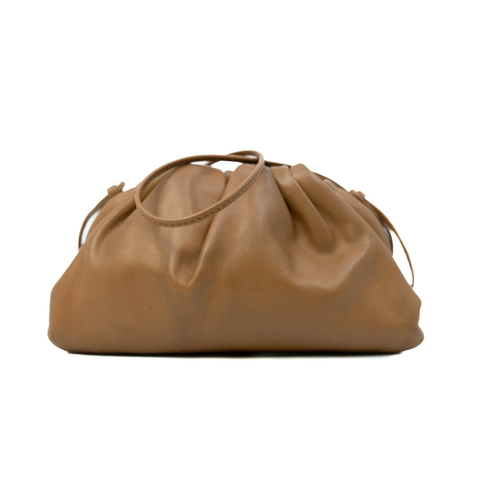 Mini Pouch Calfskin Caramel GHW