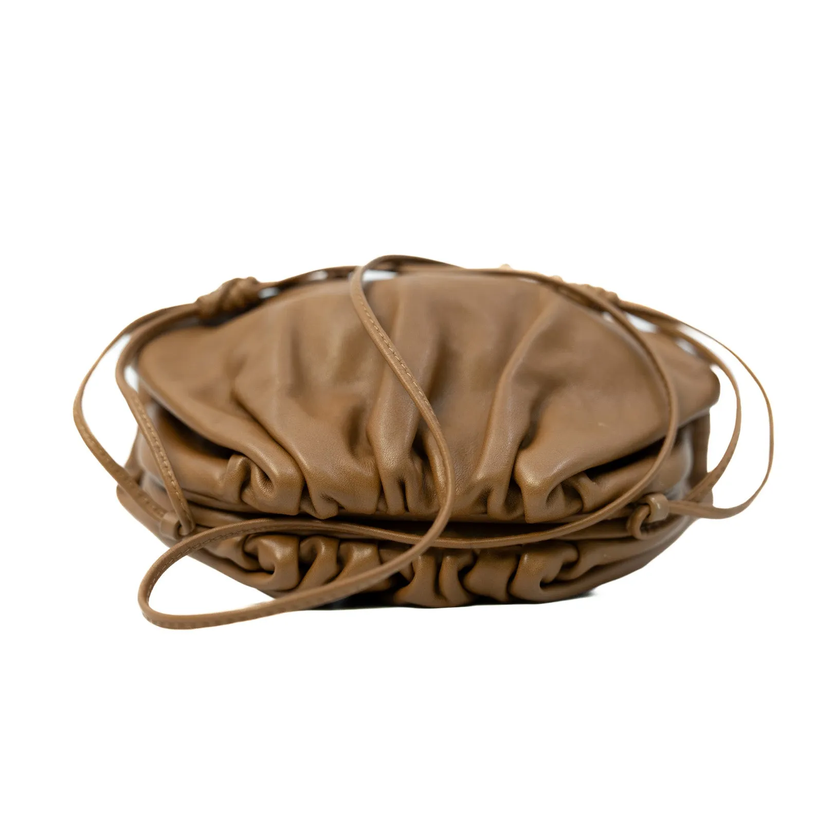 Mini Pouch Calfskin Caramel GHW