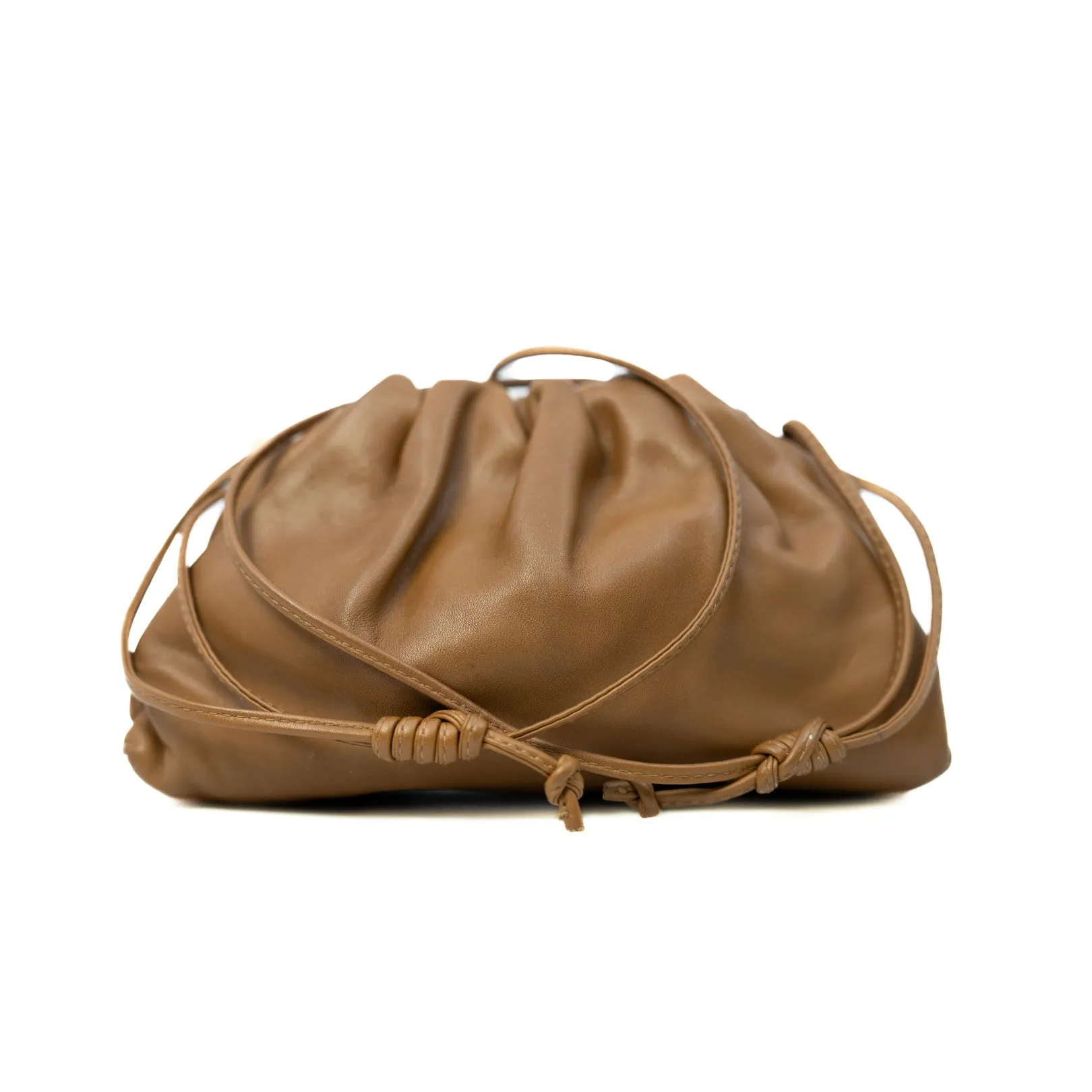 Mini Pouch Calfskin Caramel GHW