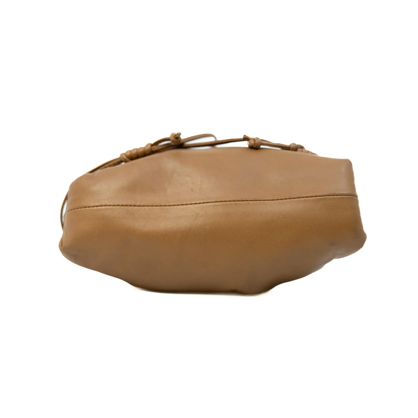 Mini Pouch Calfskin Caramel GHW