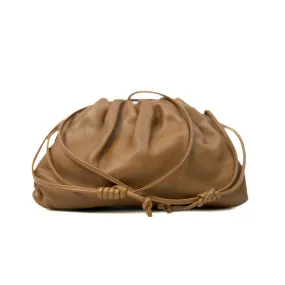 Mini Pouch Calfskin Caramel GHW