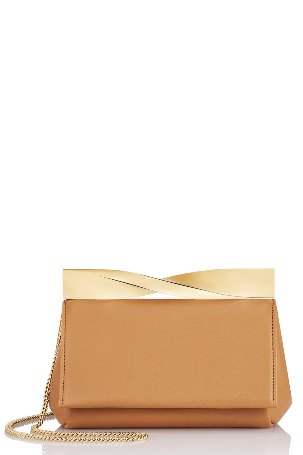 Mini Twist Clutch - Praline
