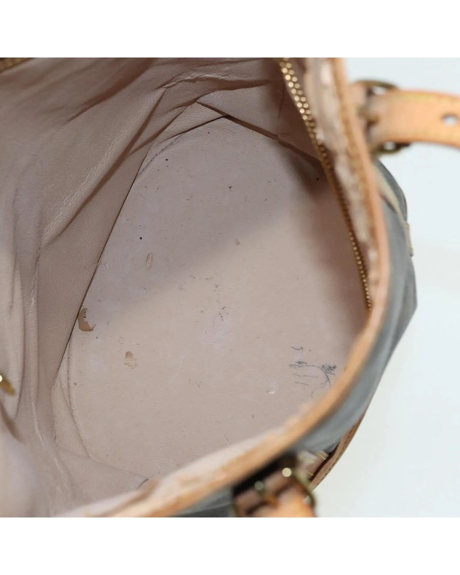 Monogram Canvas Shoulder Bag with Adjustable Strap and Authentic Detailing