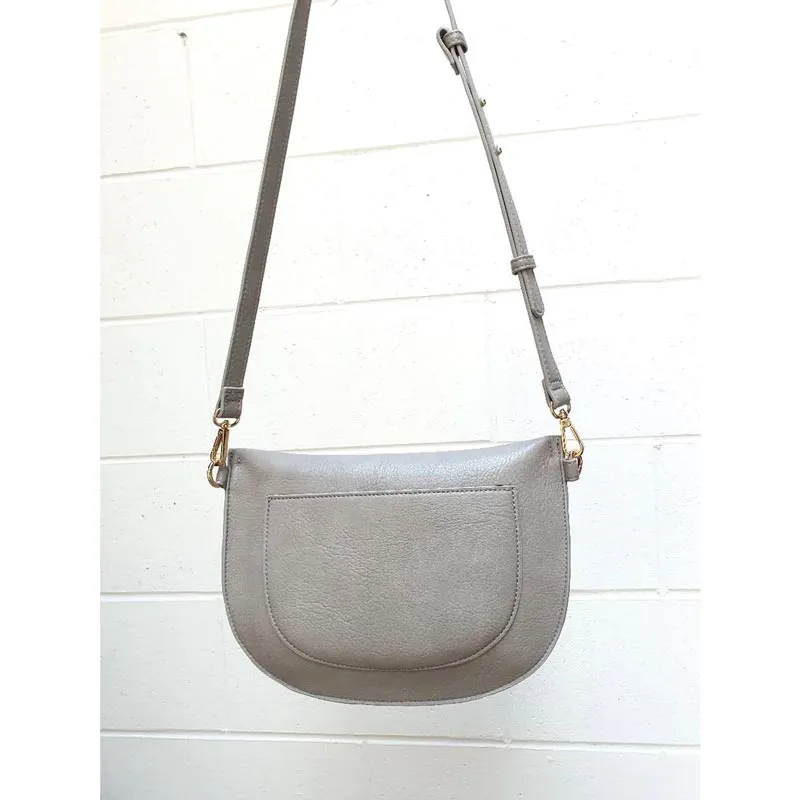 Nina Grey Crossbody Bag