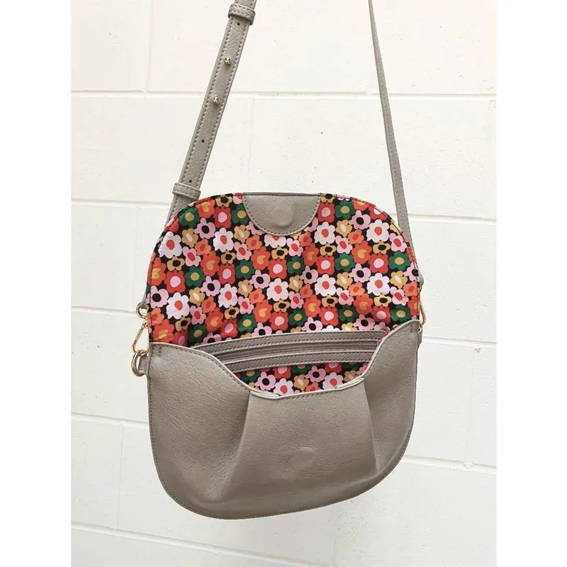 Nina Grey Crossbody Bag