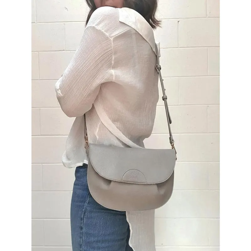 Nina Grey Crossbody Bag
