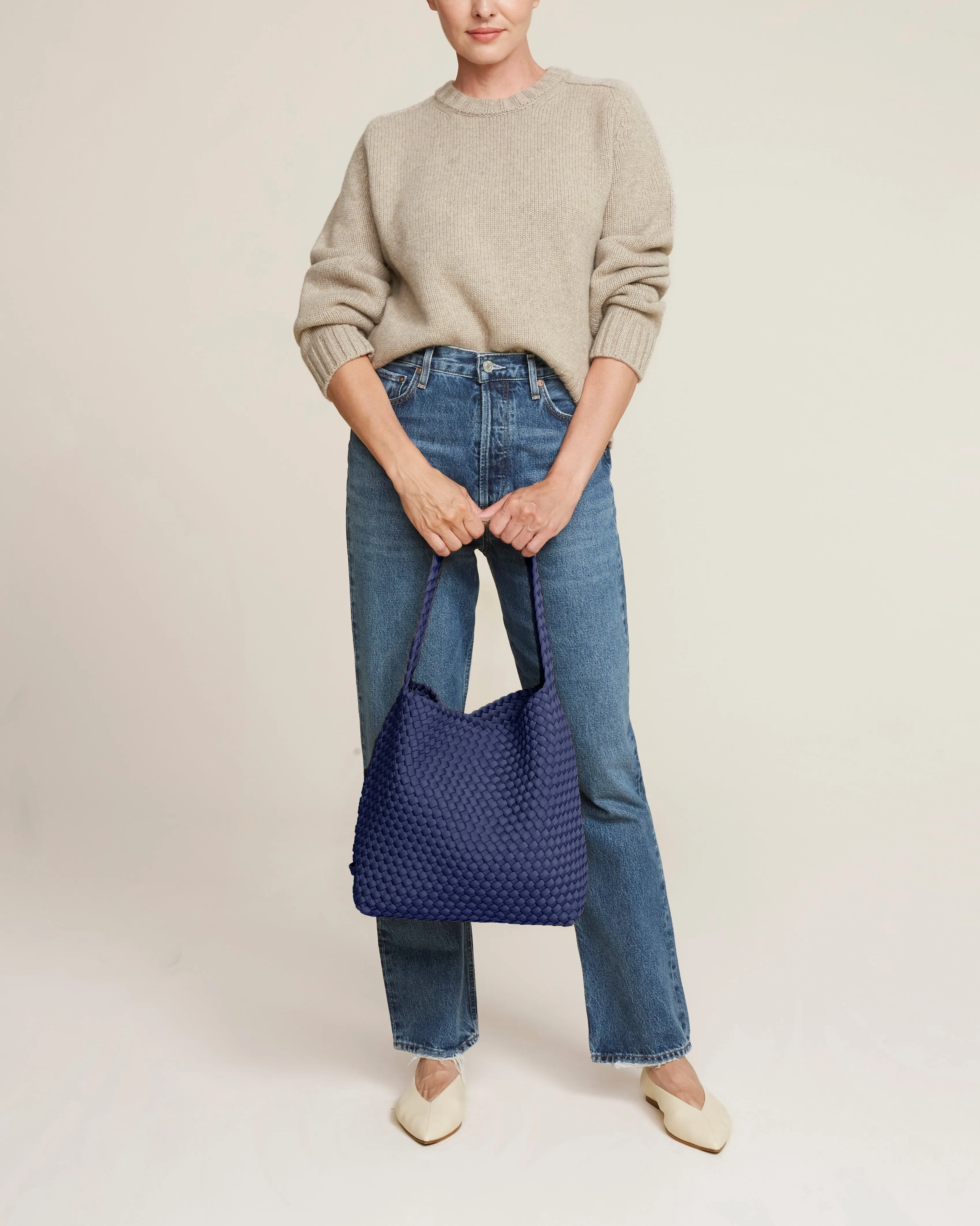 Nomad Medium Hobo | Ink Blue