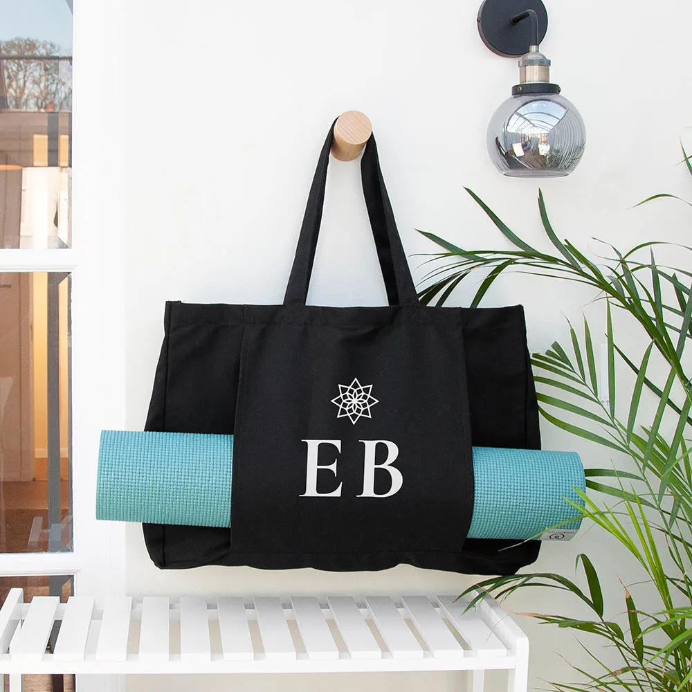 Personalized Organic Yoga Tote Bags