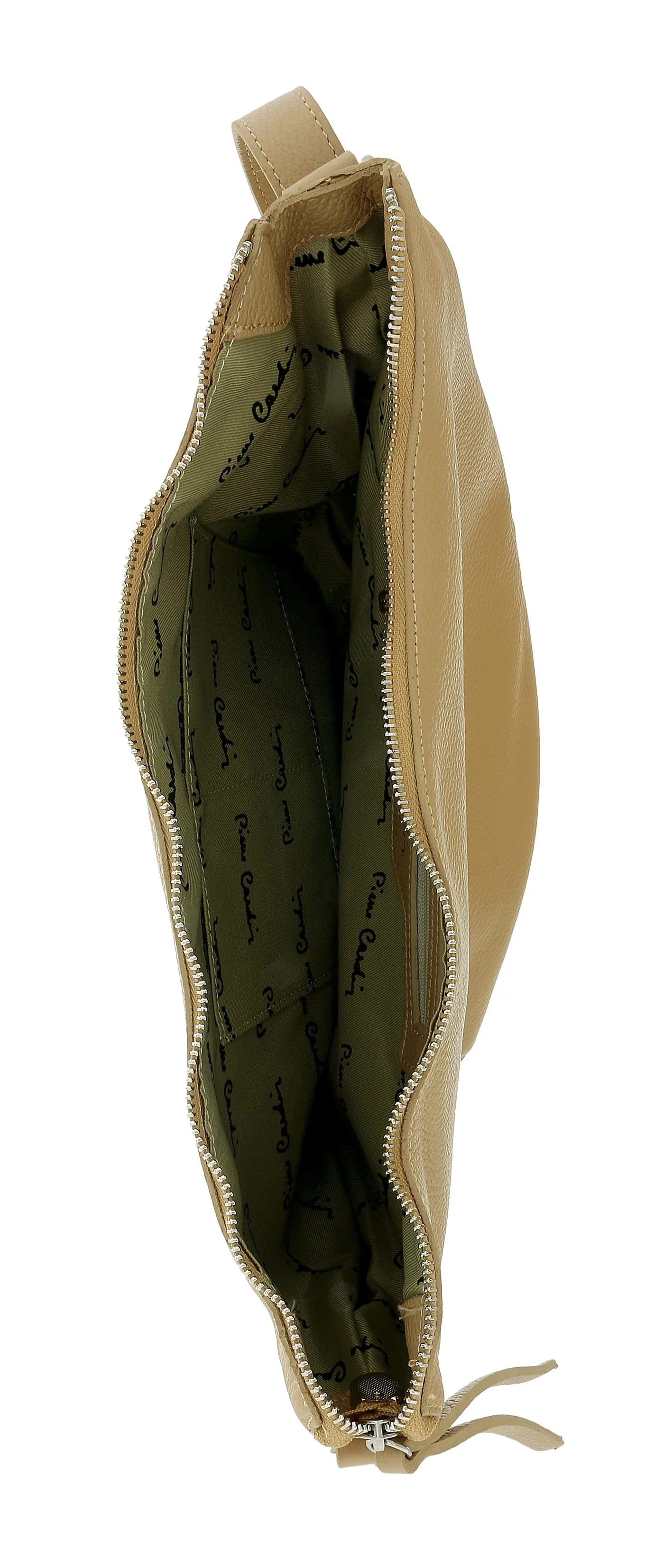 Pierre Cardin Sahara Leather Half Moon Relaxed Shoulder Bag