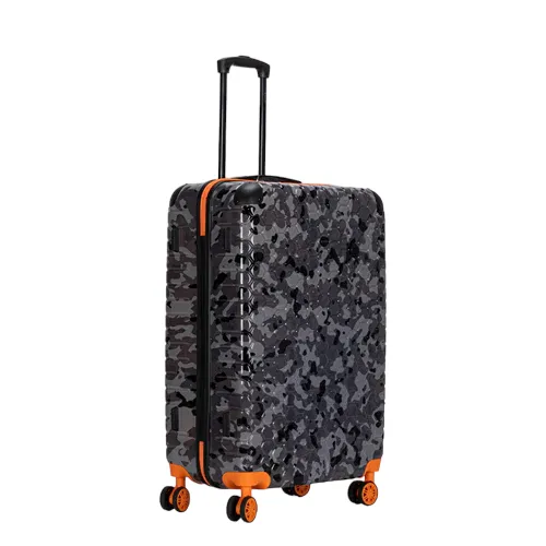 Premium Quality ABS Hard Shell Urban Camouflage Print Spinner Suitcase with Built in Lock - 32 Inch