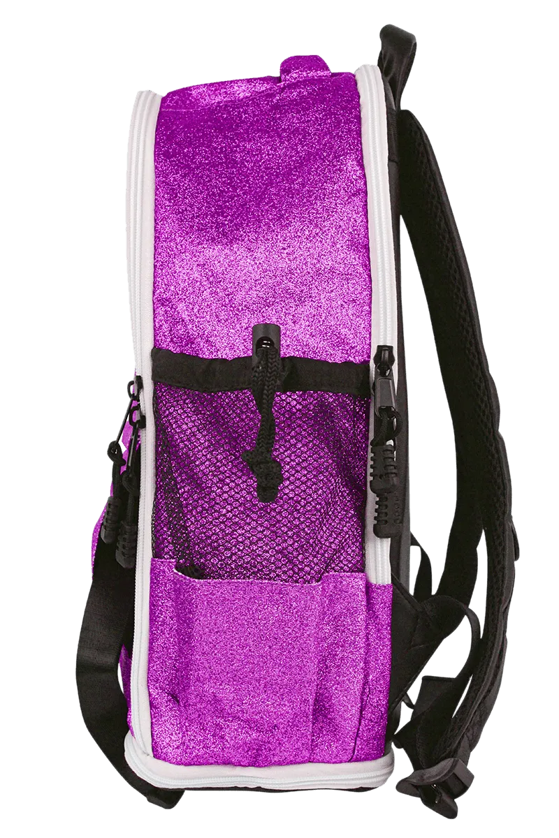 Purple Glitter Backpack