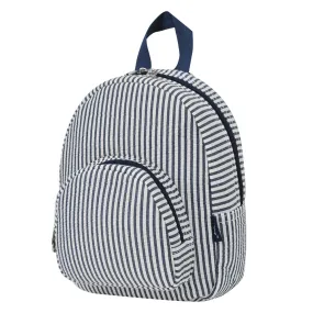 Seersucker Navy NGIL Mini Backpack