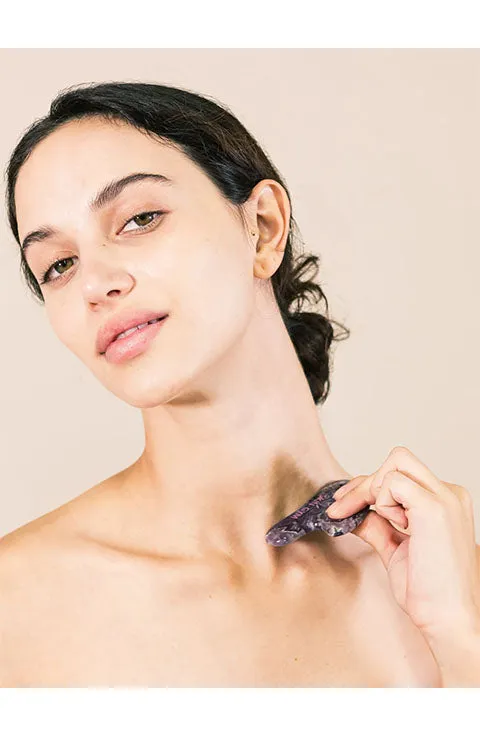 Skin Gym Amethyst Heart Gua Sha Facial Tool