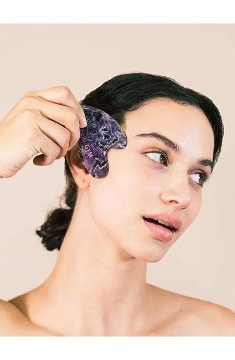 Skin Gym Amethyst Heart Gua Sha Facial Tool