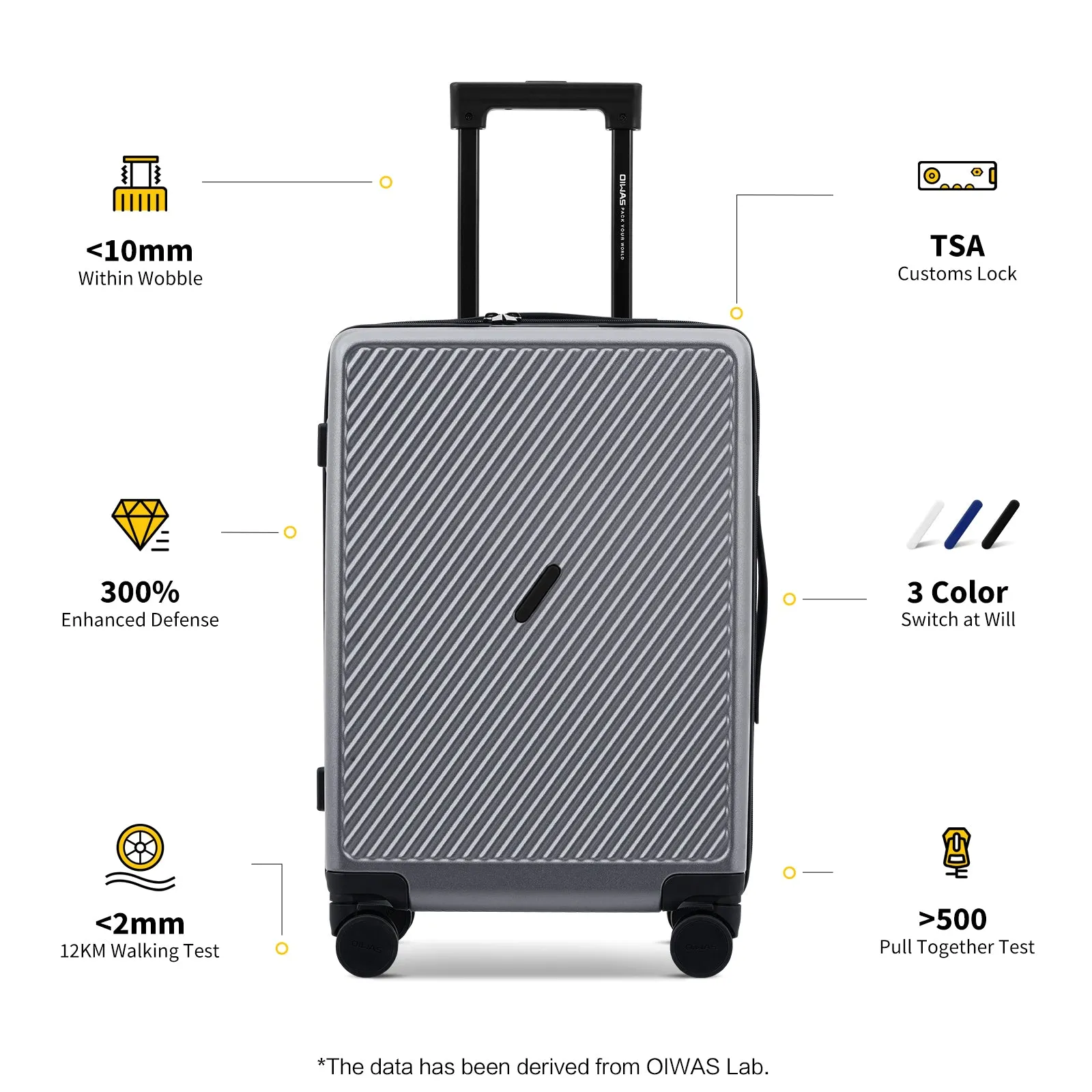 SLASH DIY Hard Shell Suitcase 20”Carry On 24”/28” Check In Luggage