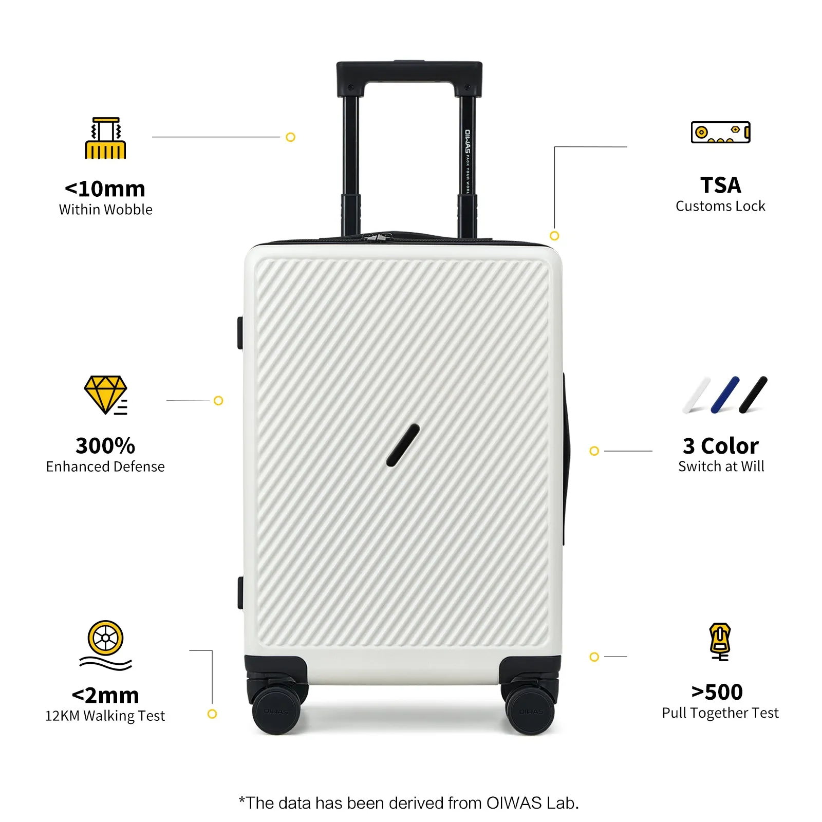 SLASH DIY Hard Shell Suitcase 20”Carry On 24”/28” Check In Luggage