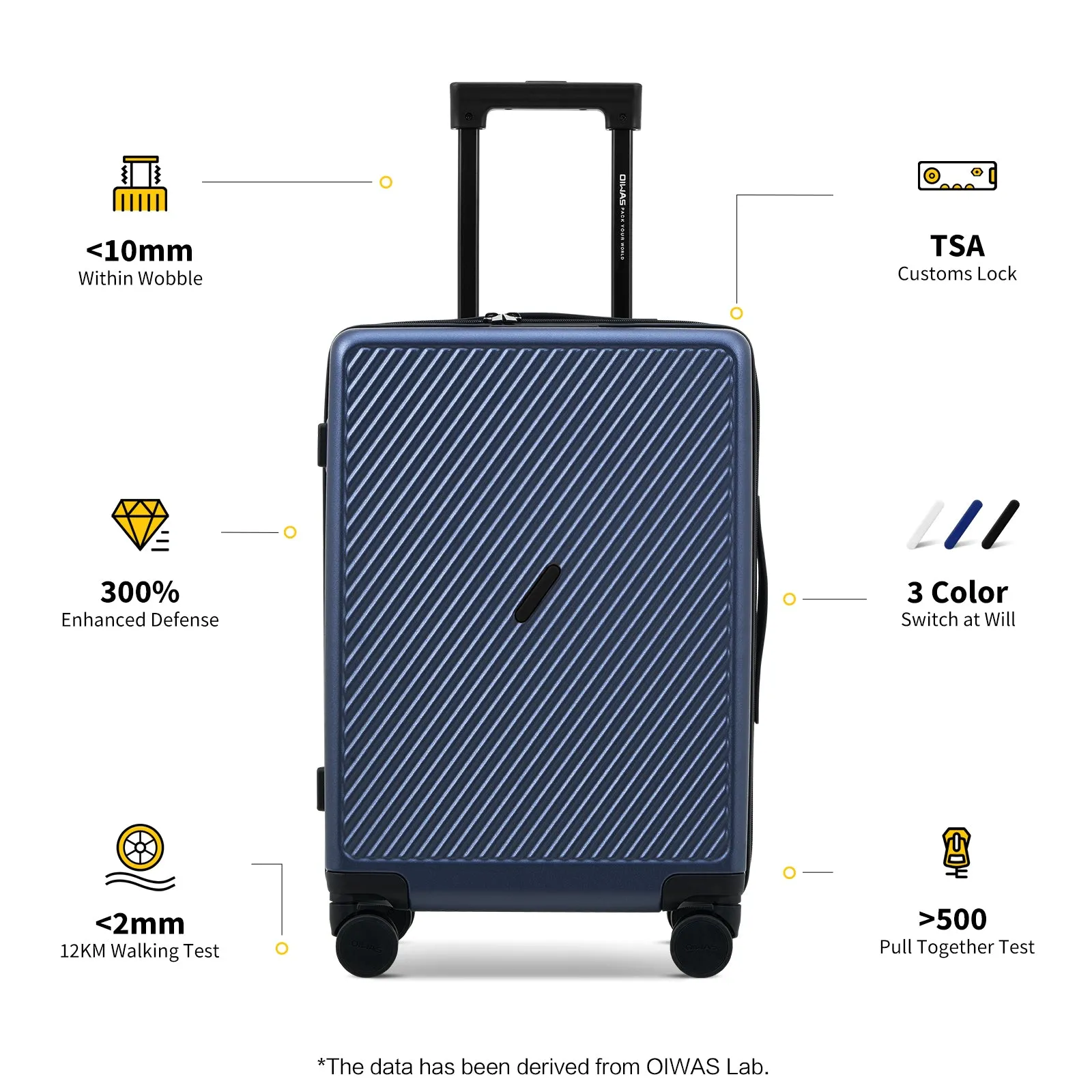 SLASH DIY Hard Shell Suitcase 20”Carry On 24”/28” Check In Luggage