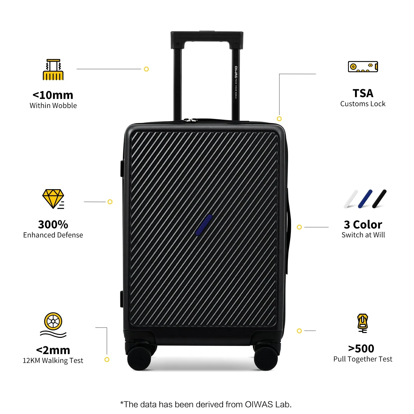 SLASH DIY Hard Shell Suitcase 20”Carry On 24”/28” Check In Luggage