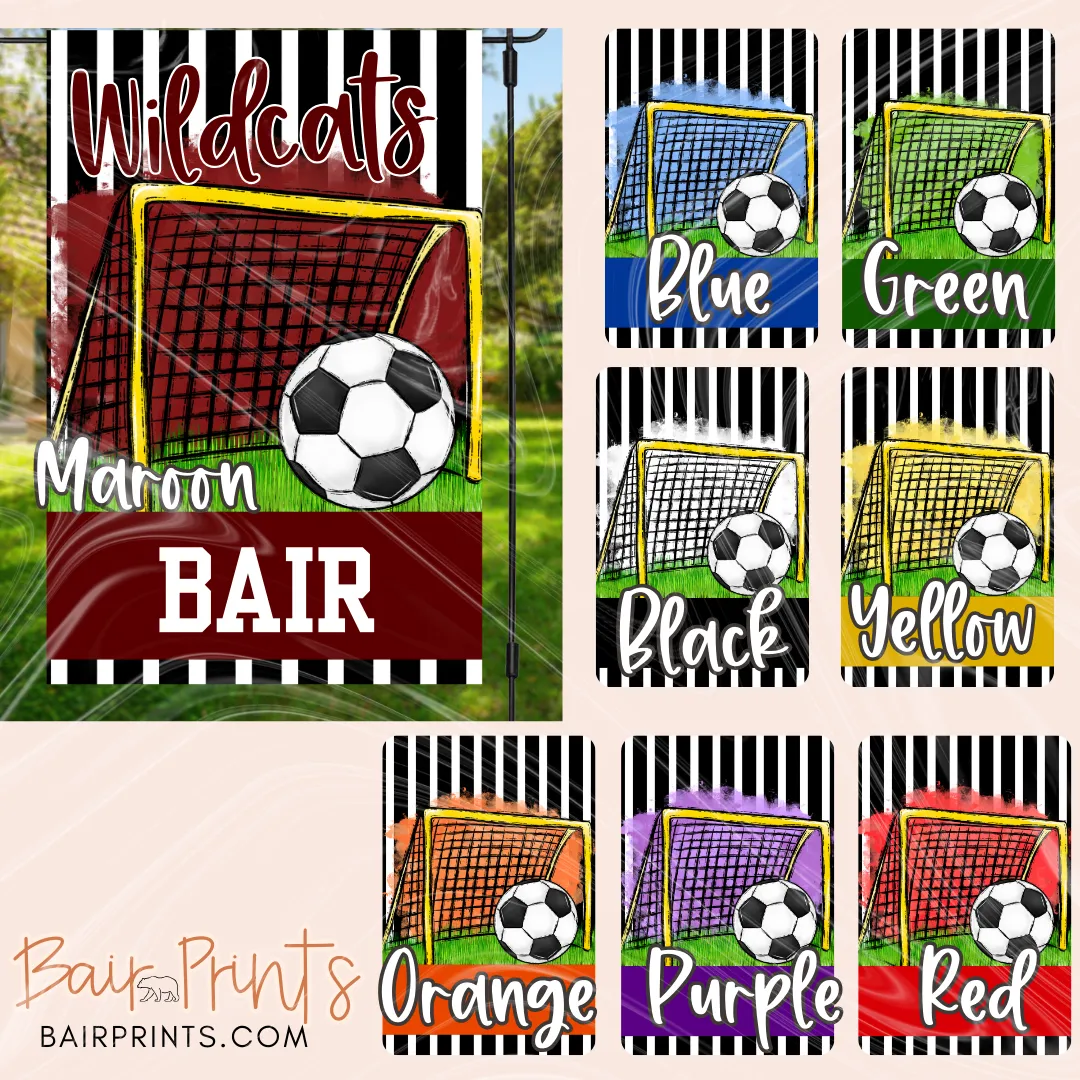 Soccer Garden Flag
