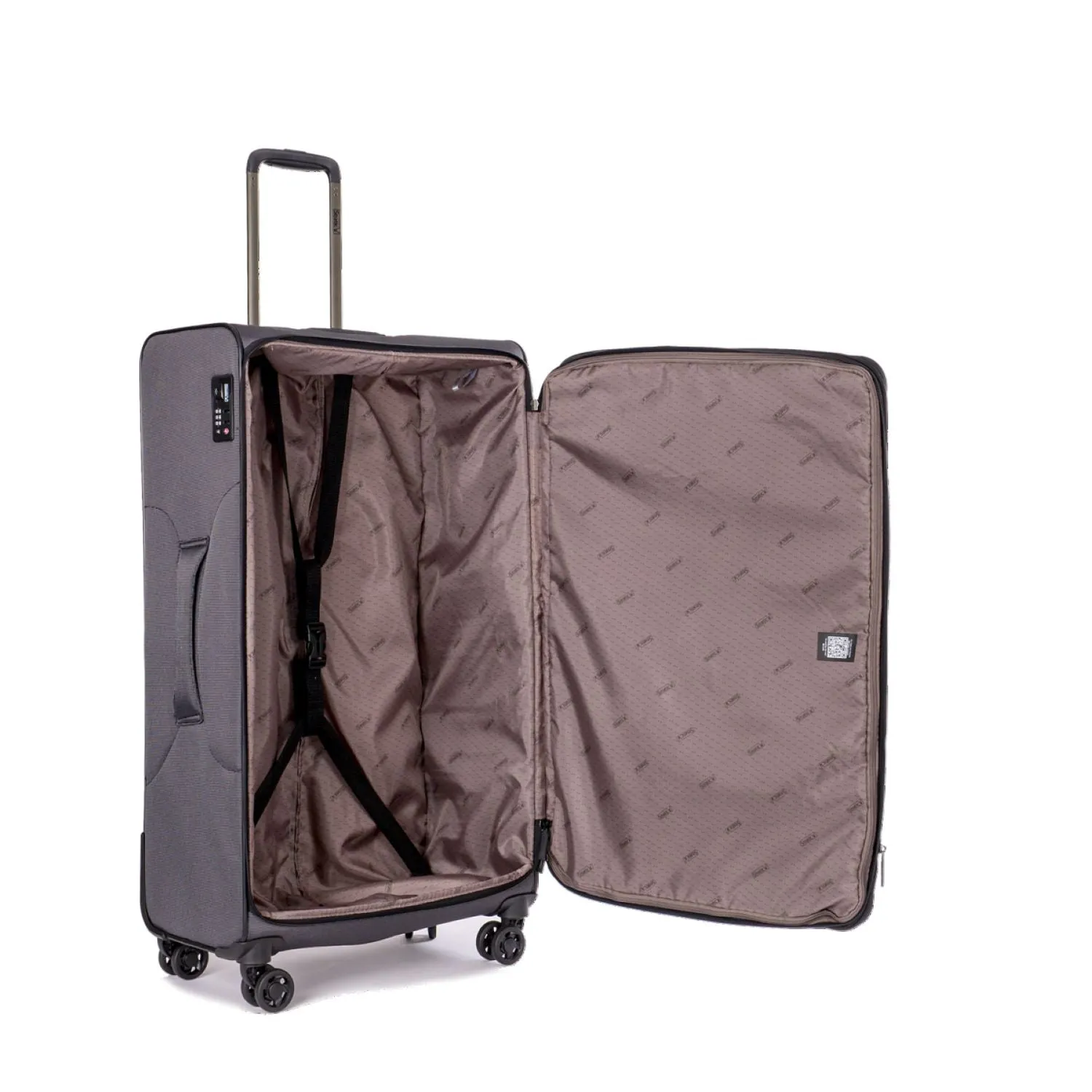 Stratic Bendigo Light   Suitcase L With Front Access Opening