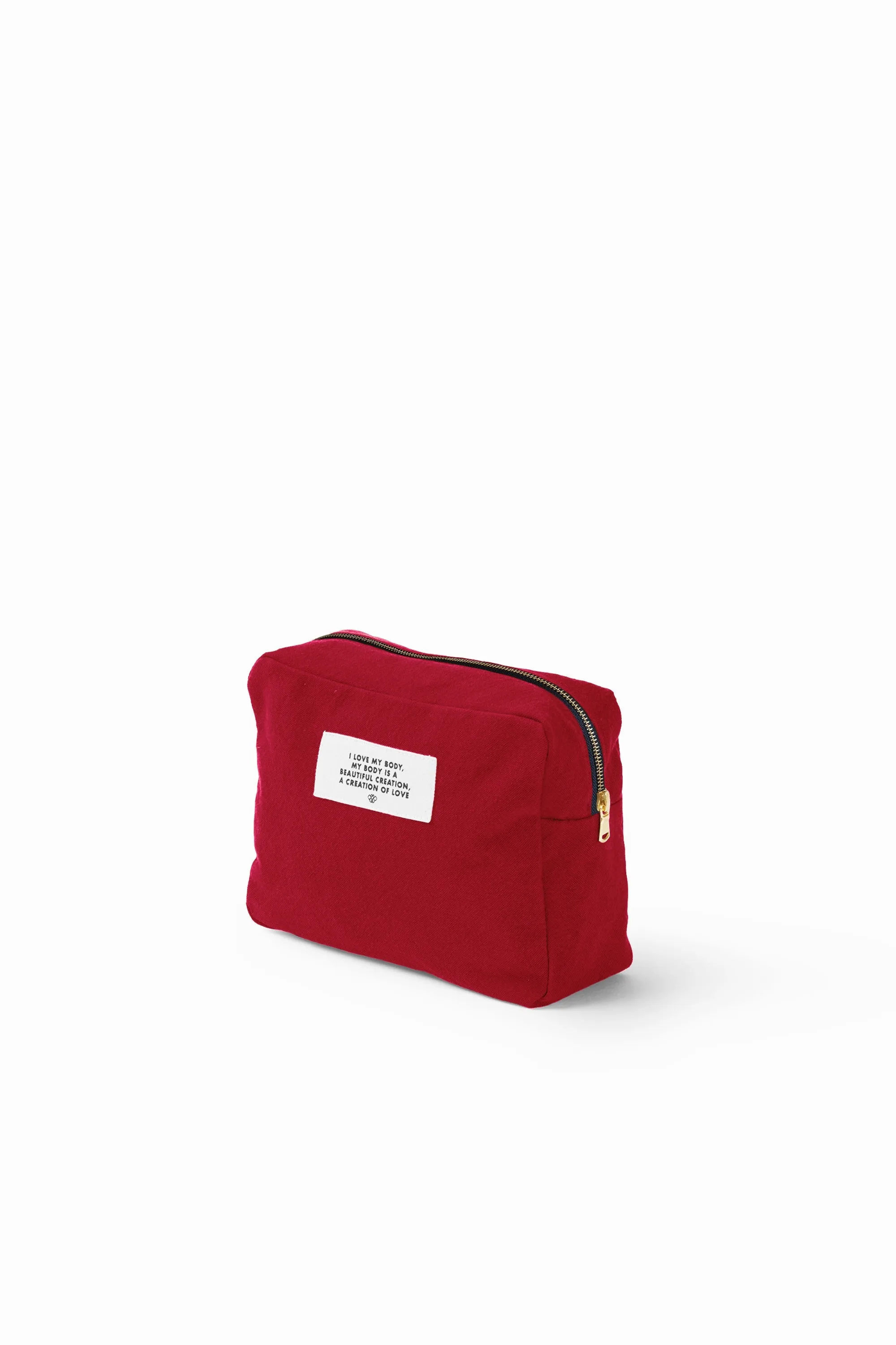 The pouch in collaboration with Lili Barbery - Recycled cotton Vibrant Red