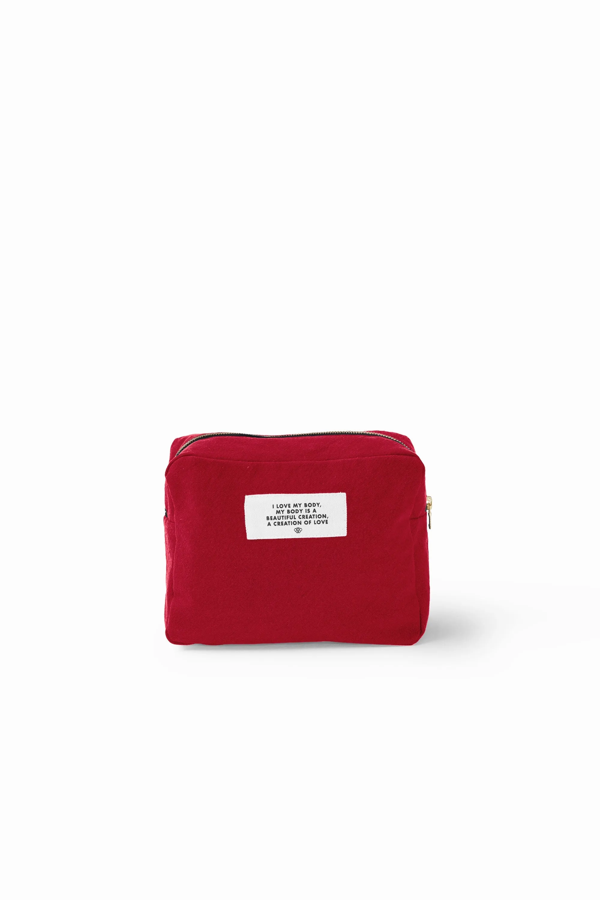 The pouch in collaboration with Lili Barbery - Recycled cotton Vibrant Red