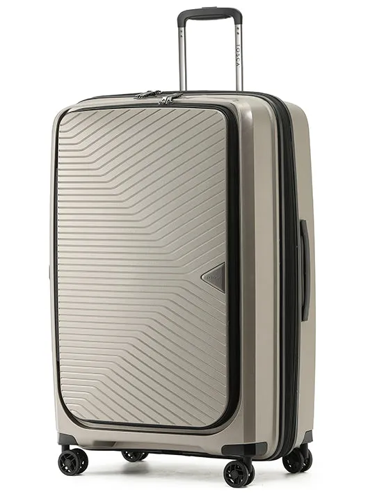 Tosca - Space X 29in Large dual opening Suitcase - Champagne