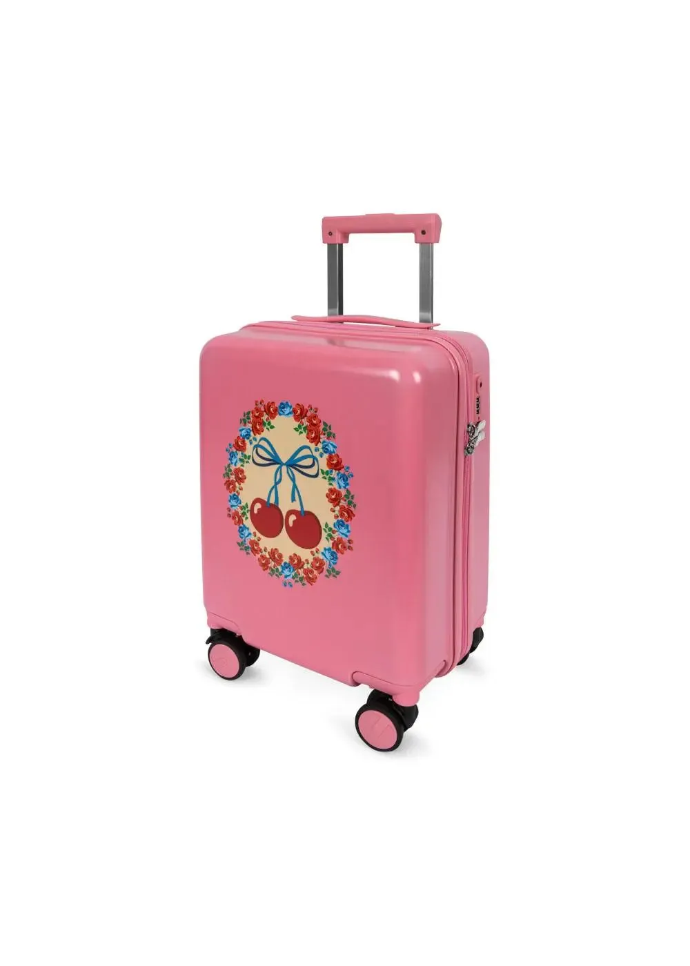 Travel Suitcase - Cherry Bow