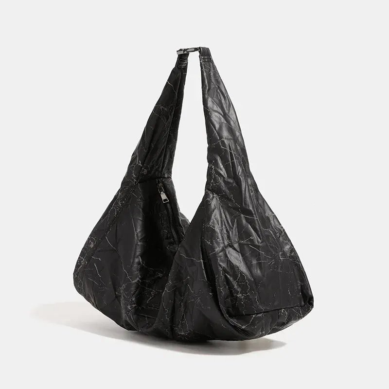 UAKISS  -  New Dumpling Crescent Armpit Bag for Women burst Bags Large Capacity Shoulder Bags PU Leather Crossbody Bags Purs Dumpling