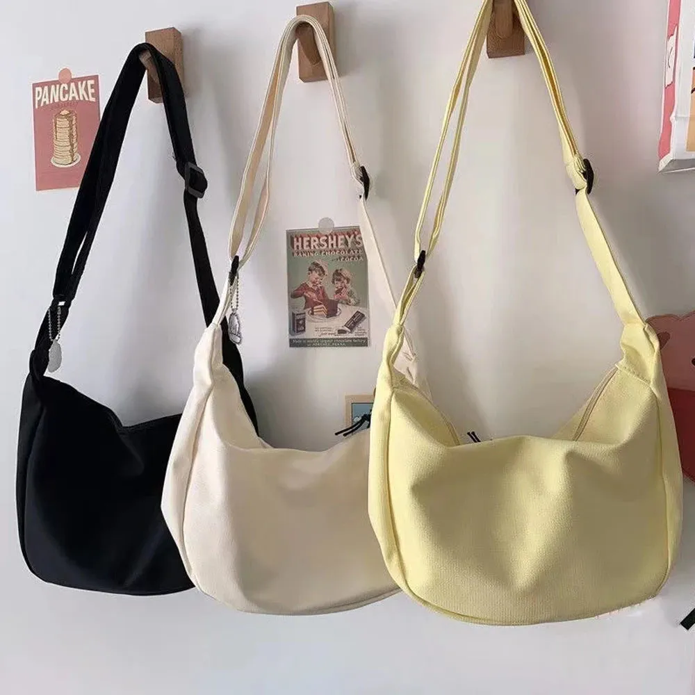 Uakiss Shoulder Bags Women Solid Harajuku All-Match Simple Multifunction Handbags Large Capacity Crossbody Bags For Women Teens Purse