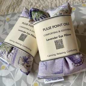 Weighted eye mask with lavender, black out sleep eye pillow. Flax seed eye care mask. Aromatherapy pillow. Lavender patchwork fabric