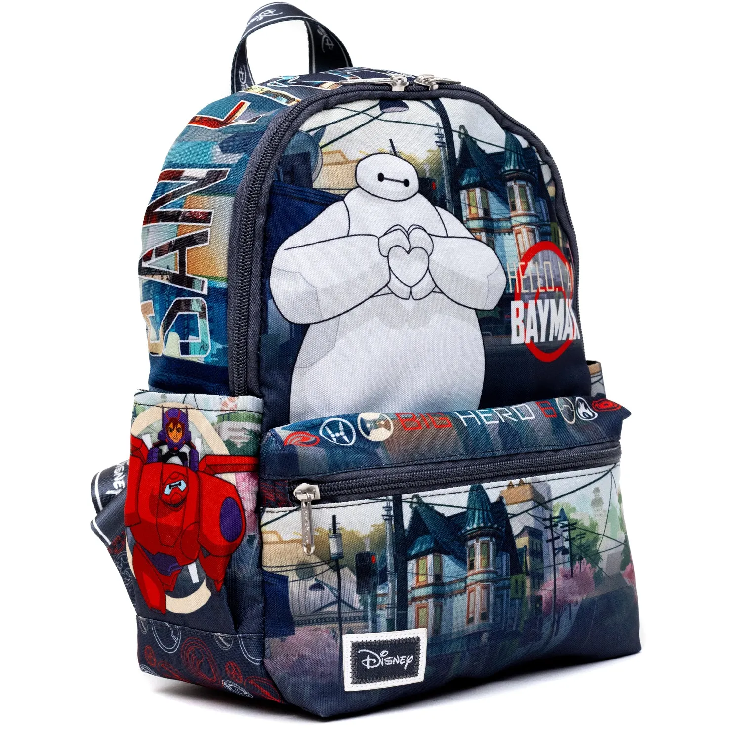 WondaPOP - Disney - Big Hero 6 Baymax Junior Nylon (13 inch) Mini Backpack